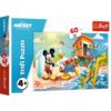 TREFL Mickey Mouse na pláži 60 dielov puzzle Trefl FengShui.Cool